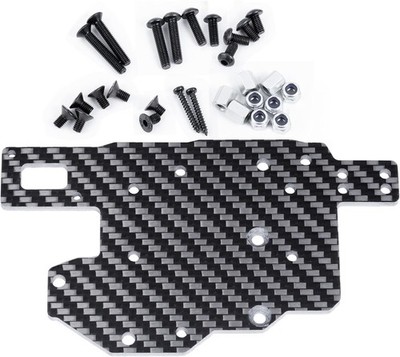 Kohlefaser-ESC-Halterung für 1:8 Arrma Kraton 6S V4 V5 BLX Typhon 6S TLR RC 