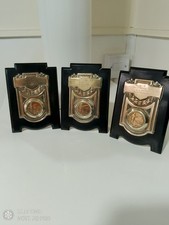 3 x Vintage 1950s W.B.A S Fishing Trophies