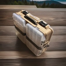 Plano 112300 Adjustable Compartment Box With 12 To 36 Compartments, Plastic, 5"