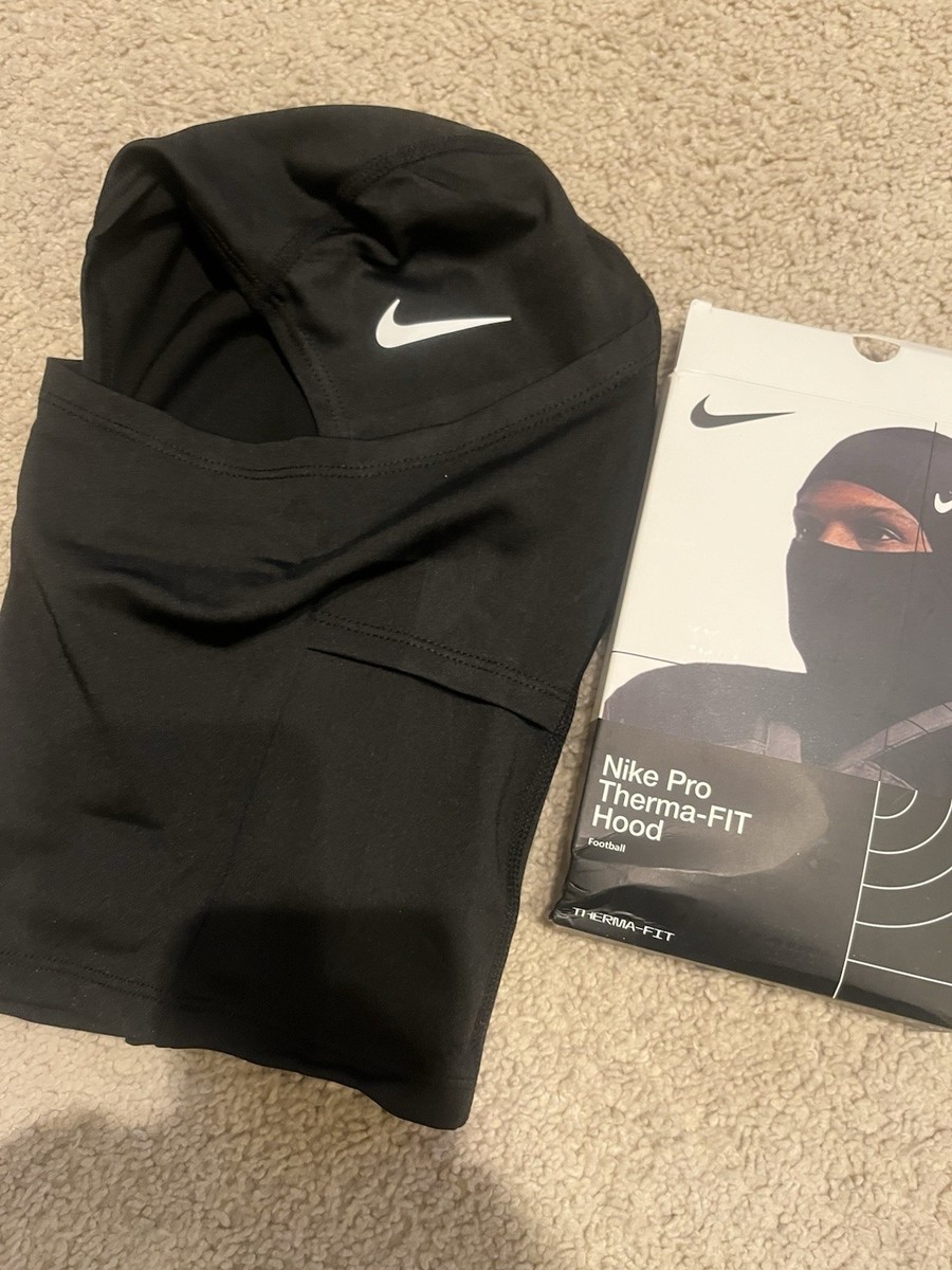 Nike Pro Therma-Fit Hyperwarm Hood Ski Mask Black | eBay