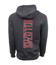 LED ZEPPELIN ZOSO PREMIUM PULLOVER HOODIE CHARCOAL
