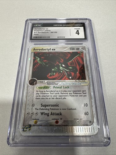 Aerodactyl ex graded CGC 4 for sale on eBay