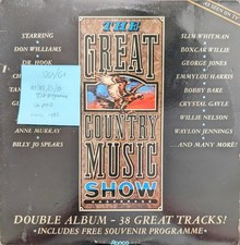 Various The Great Country Music Show Vinyl Record 2LP VG+/G+ RTD 2083 1982