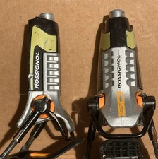 Vintage 90s Rossignol  150 Race 6-15 DIN ski bindings w screws Geze style toes