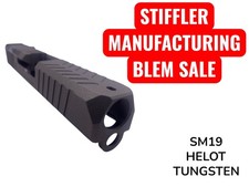Blem Helot For G19 Custom Slide Gen3new Cerakote Upper Stripped Tungsten Blem Helot For G19 Custom Slide Gen3new Cerakote Upper Stripped Tungsten