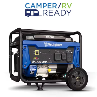 #ad 4650 3600 Watt Gas Powered Portable Generator with Recoil Start $505.17