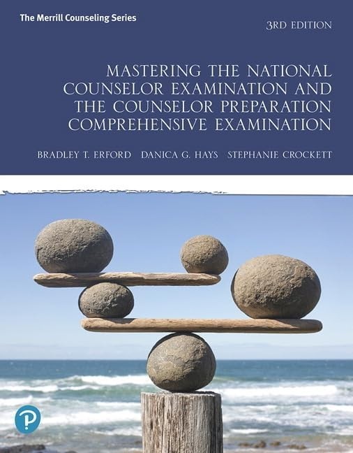 Mastering the National Counselor 3rd Edition Paperback by Bradley Erford