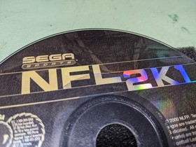 NFL 2K1 Sega Dreamcast Disk and Case No Booklet