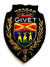 ECUSSON GIVET♦️ARDENNES♦️GRAND-EST♦️Brodé ♦️