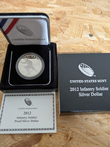 5 Proof Silver Dollars Saluting Our Armed Forces Collection OGP COA - Picture 4 of 10