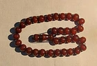 73,7  Grs Antique  Cherry Bakelite Faturan  Islam Prayer Beads 33 Rosary