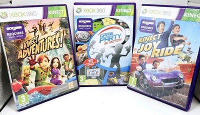Kinect Bundle - Game Party: In Motion, Kinect Joy Ride & Adventures - XBOX 360