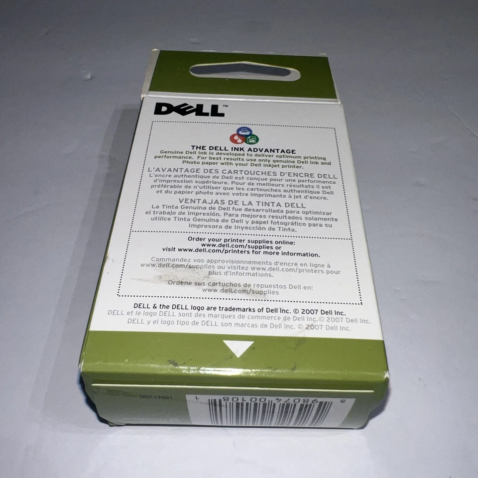 Картридж чернильный для принтера Dell серии 1 черный T0529 ~ совместим с запечатанными. Модели A920, 720 - Изображение 3 из 4