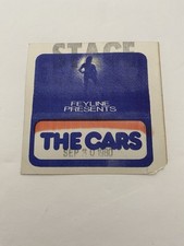 The Cars Stage Pass Coleman Coliseum Panorama Tour 30 de septiembre de 1980