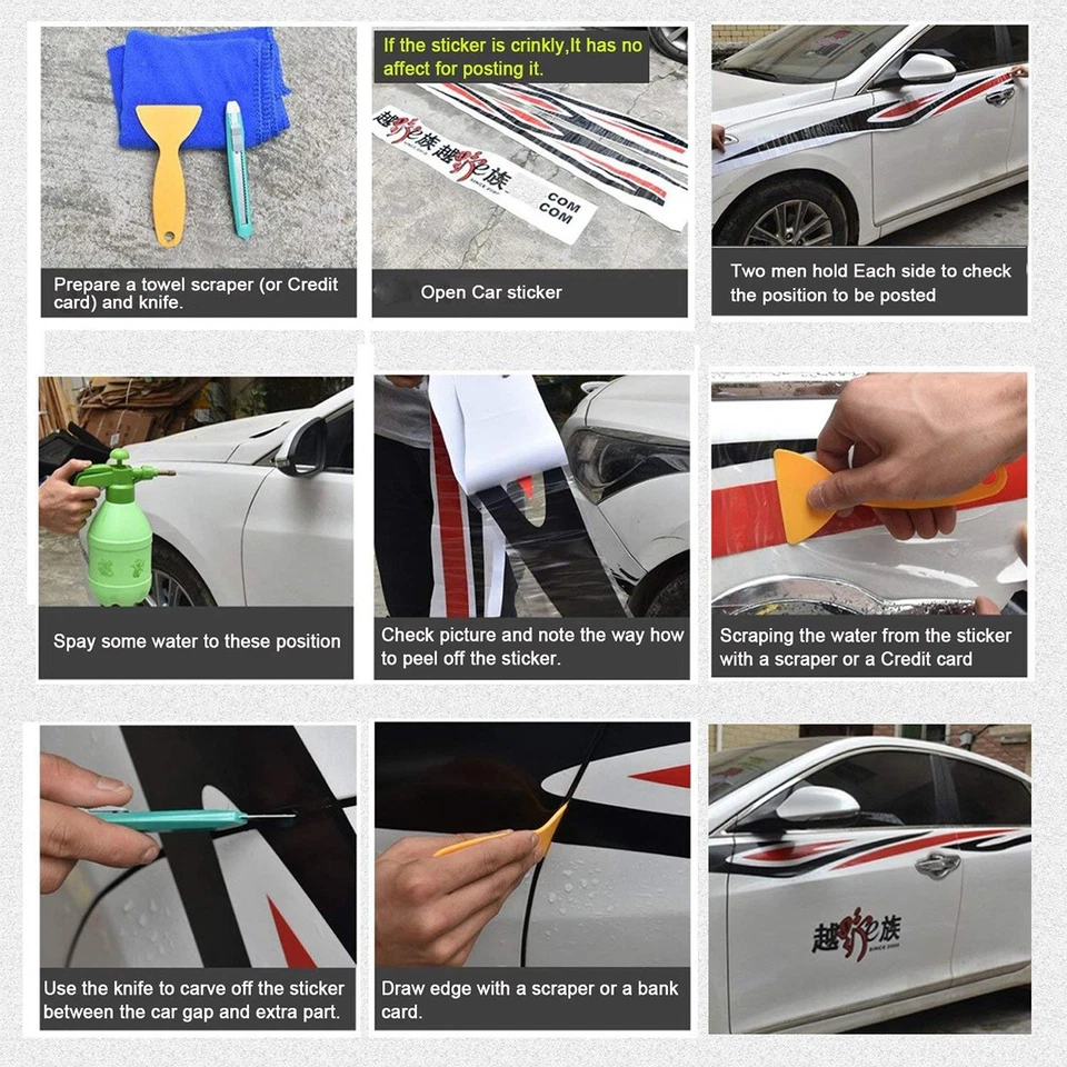 5Pcs Per Audi A4 S4 RS4 All models Carrozzeria Tettuccio Cofano Motore Adesivi Foto 3 de 3