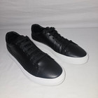 M. GEMI Black Low Top Italian Leather Sneaker Shoes Men's Size EU 45 / US 12 — photo 2