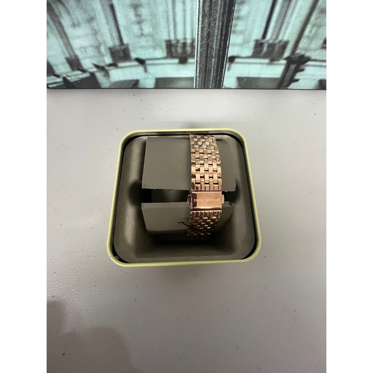 Michael Kors MK3192 Darci Rose Gold Dial Pave Bezel Ladies Watch Michael Kors, Women main image 2