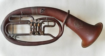 Tenorhorn Estonihorn Kaiser-Bariton drei Zylinderventile Louis Oertel um 1900