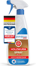 Patronus Holzwurm Spray 500 Ml Mit Effektiver Sofortwirkung, Starkes Abwehr-Mi