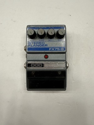 DOD Digitech FX75B Stereo Flanger Analog Vintage Guitar Effect Pedal *READ*