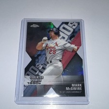 2020 Topps Chrome - Decade of Dominance Die-Cuts Mark McGwire #DOD-12