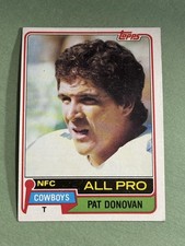 Pat Donovan 1981 Topps Dallas Cowboys #330 EE880