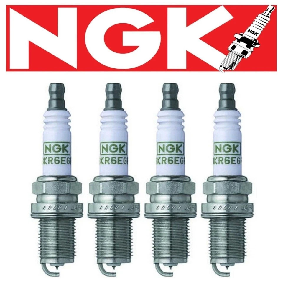 4 NGK 7092 / BKR6EGP G-POWER PREMIUM PLATINUM SPARK PLUGS MADE IN JAPAN