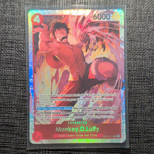 Bandai One Piece Card Game Monkey D. Luffy OP01-015 SR Holo Eng Alt Art