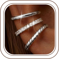 3Paare Ear Cuff Gold/Silber Ohrmanschette Ohrringe Fake Ohrringe Fake Pircing Oh