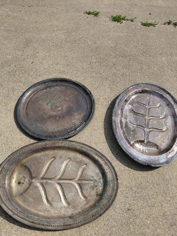  6.62  Lbs Pounds Of Silver Plate Scrap Lot Silverplate 