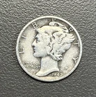 1942 - 10C Mercury Dime / 90% Silver Coin.