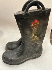 Firefighter Harvik Flame Retardant Steel Toe Boots TuffKing Sizes 6,7,8,9,10,12