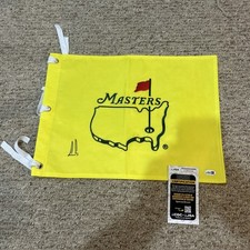 ERNIE ELS SIGNED AUTOGRAPH MASTERS PIN FLAG JSA COA PGA GOLF GOLFER