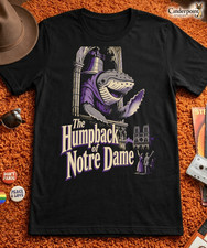 The Humpback of Notre Dame T-Shirt Retro Silly Whale Pun Tee