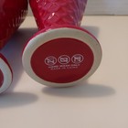 NEW Cold Stone Creamery Ceramic Waffle Cone Set Desert Ice Cream Red — photo 6