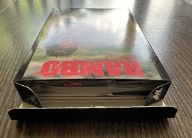 Rambo Complete in Box CIB (Nintendo, NES 1988) Great Shape w/Poster & Inserts!🔥