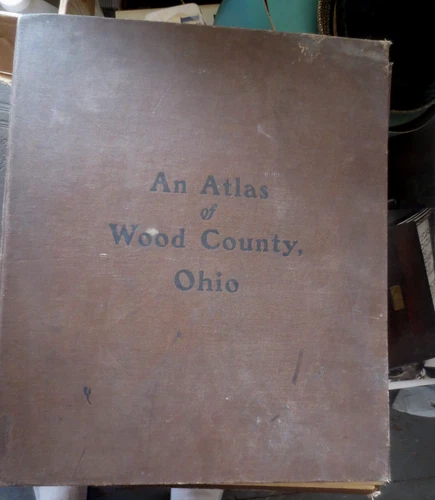 original early 1900s An Atlas of Wood County Ohio Maps Bowling Green Perrysburg