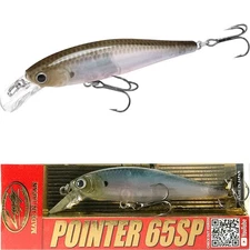 LUCKY CRAFT Pointer 65 - 238 Ghost Minnow (1qty) Top Quality Jerkbait