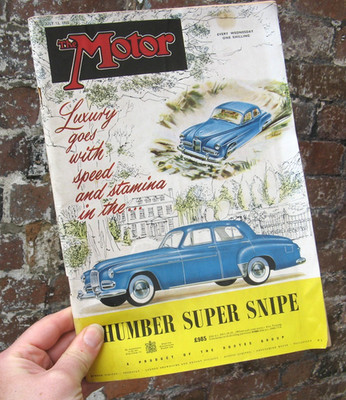 The Motor Magazine  13 July 1955 Humber Super Snipe