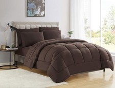 Down Alternative Comforter All Season Warmth Luxurious Plush Loft Microfiber ...