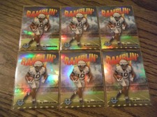 NICK SINGLETON -(6x) 2022 Bowman Chrome University RAMBLIN' MAN Refractor Titans