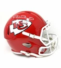 Patrick Mahomes Signed KC Chiefs Speed Rep Full Size Helmet Beckett BAS COA