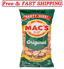 Mac's Chicharrones Original Pork Cracklins, 12 Oz.