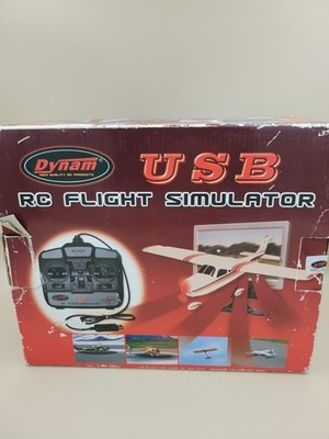 Dynam USB RC Model Flight Simulator Helicopter Airplane Mode  PC Game