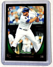 2011 Bowman Draft #1- Mike Moustakas Rookie Rc Card. rookie card picture