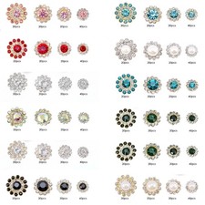 Colorful Sew On Rhinestones Crystal Flatback Rhinestones for Clothing Hat Bag