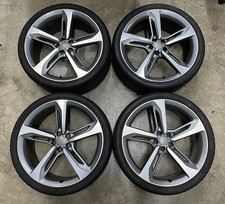 2014-2018 Audi RS7 21" Factory Wheels Rims Tires Set 21x9 Machined Genuine OEM