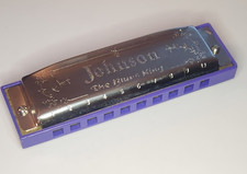 Johnson the blues king 10-hole harmonica T-5 