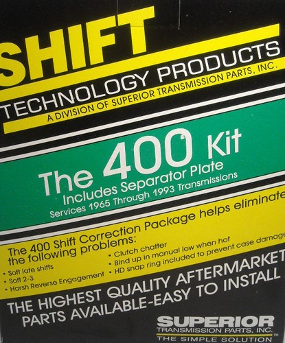 Superior K400-WP TH400 TH-400 Shift Correction Kit & Valve Body Separator Plate - Picture 2 of 2