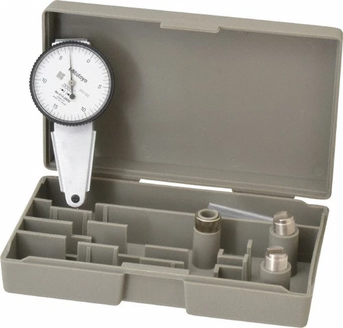 Mitutoyo 513-482-10A Parallel Type Dial Test Indicator:  0.03 inch Max Meas.